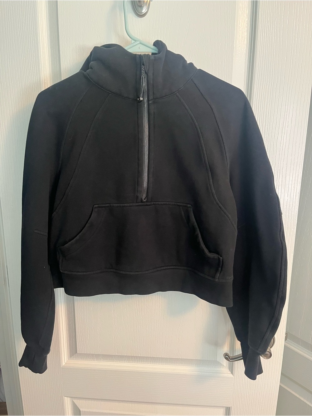 lululemon athletica Black Scuba Oversized Half-Zip Hoodie